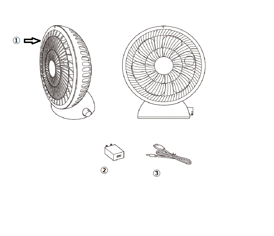 EF-4984 USB給電式デスクファン アフターパーツ – ツインバード