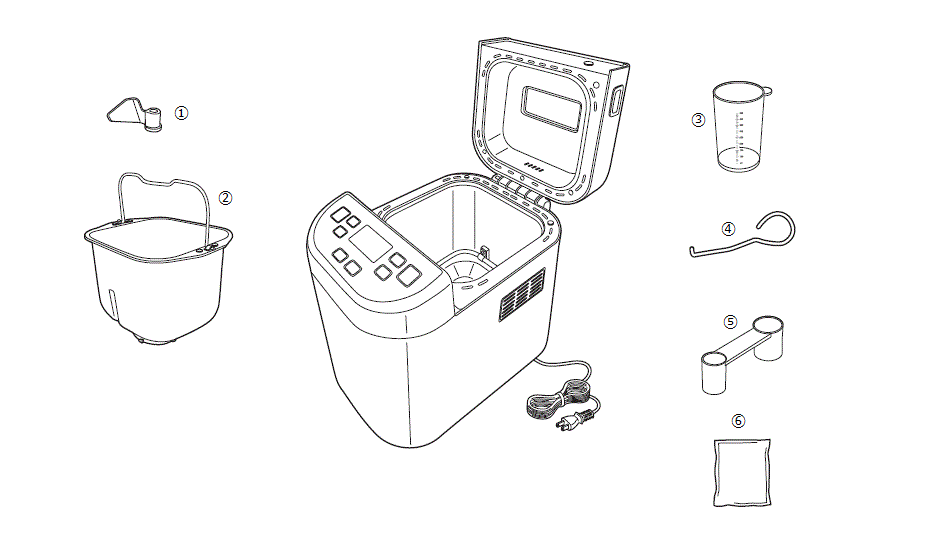 PY-5634W　 ブランパン対応ホームベーカリー　アフターパーツ