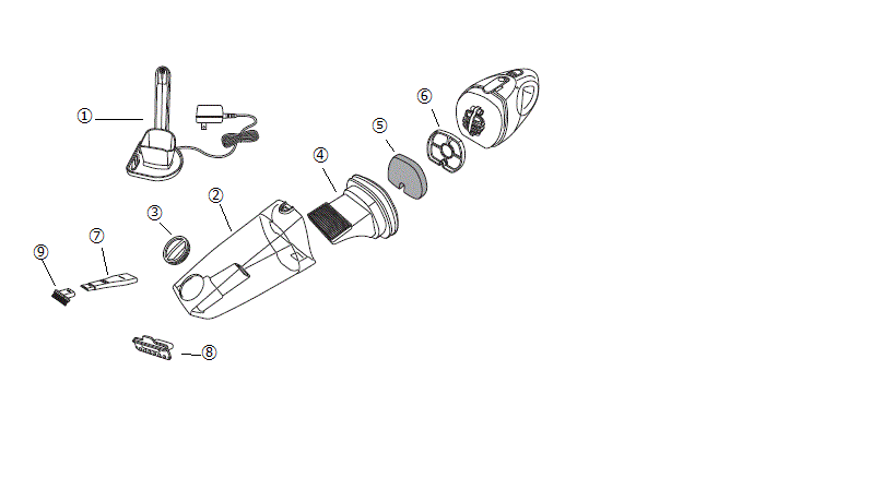 HC-EB23 コードレスウェット&ドライクリーナー アフターパーツ
