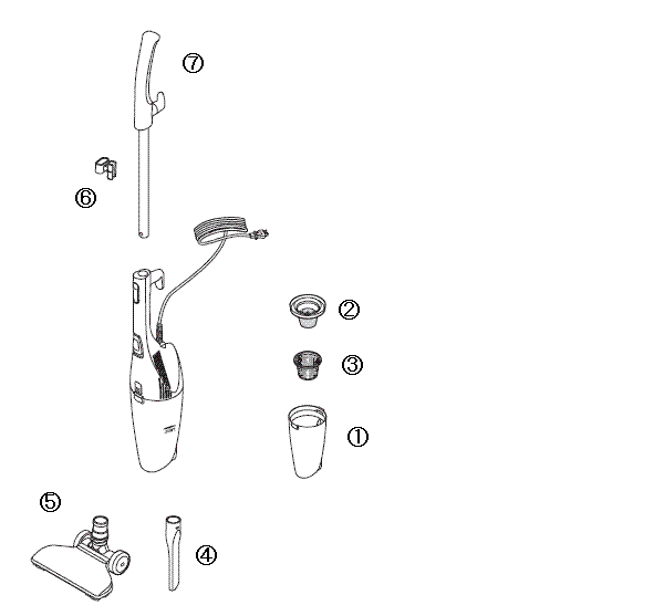 TC-5122 サイクロンスティック型クリーナー アフターパーツ