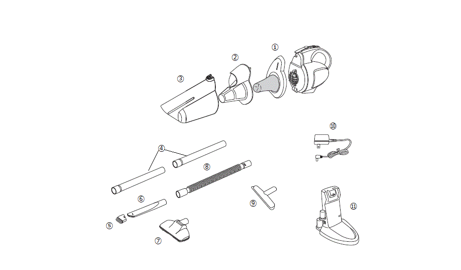 HC-5237 コードレスハンディークリーナーサットリーナサイクロンpp