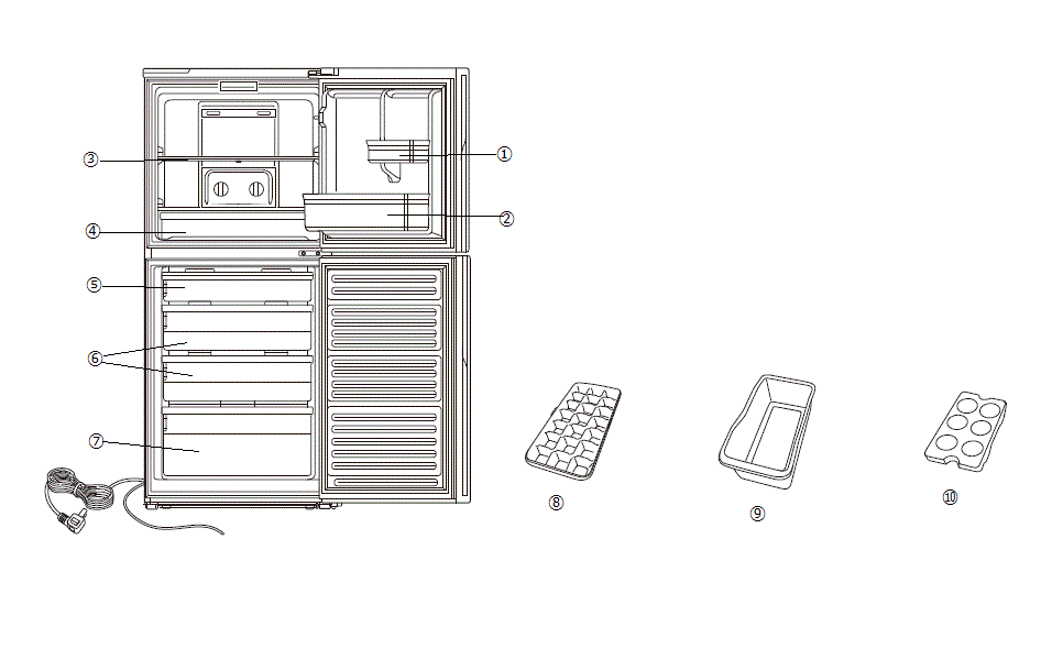 HR-E915 2ドア冷凍冷蔵庫 アフターパーツ – ツインバード公式ストア HR-E915 2ドア冷凍冷蔵庫 アフターパーツ – ツインバード公式ストア