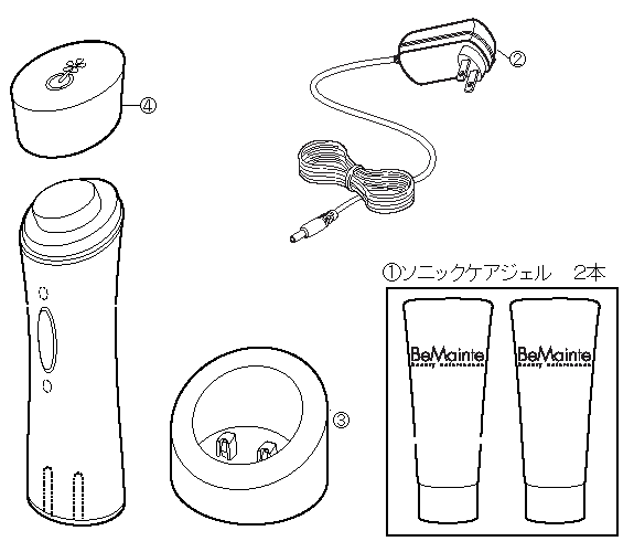 SH-B783 BeMainte 防水超音波美顔器 アフターパーツ