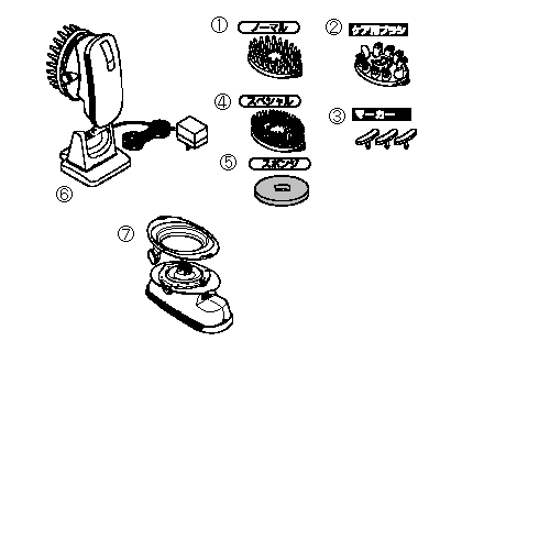 SH-2798 頭皮洗浄ブラシモミダッシュFLEX アフターパーツ SH-2798 頭皮洗浄ブラシモミダッシュFLEX アフターパーツ