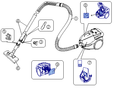 まくりん TC-4664 家庭用クリーナー マルリーナ アフターパーツ