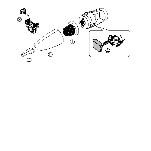 HC-EB07 コードレスハンディークリーナー アフターパーツ