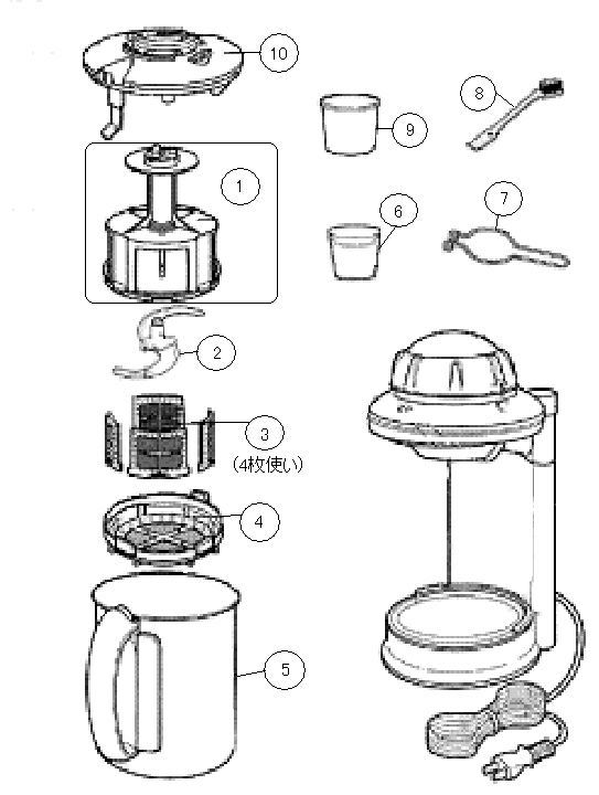 KC-D841 マイコン電気豆乳メーカー(豆乳家族) アフターパーツ KC-D841 マイコン電気豆乳メーカー(豆乳家族) アフターパーツ