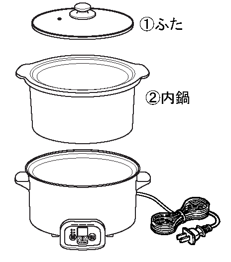 EP-4712 タイマー付スロークッカー アフターパーツ – ツインバード公式