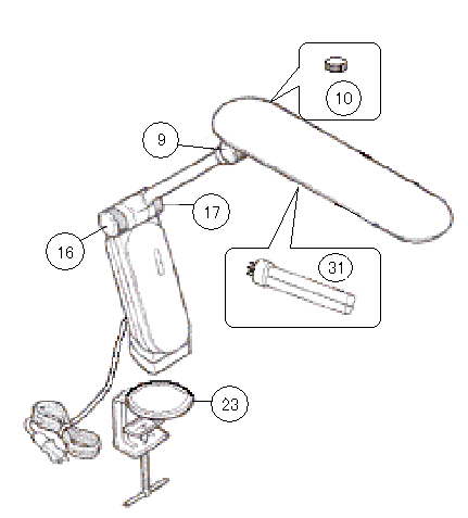 LK-H282 アーム型インバータ蛍光灯 アフターパーツ – ツインバード公式
