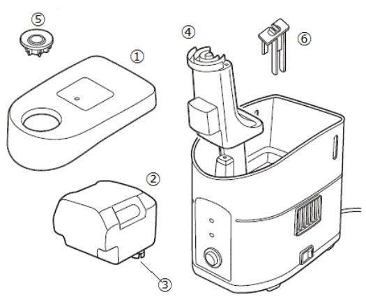 SK-E961 スチーム式パーソナル加湿器　アフターパーツ