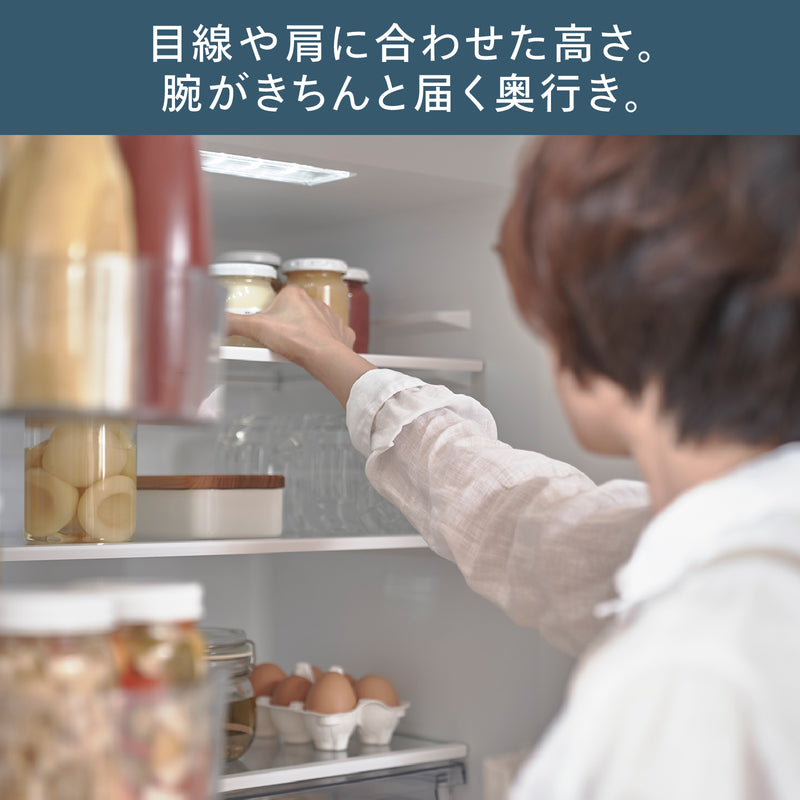 背伸びせず使える冷蔵庫 4ドア冷凍冷蔵庫 – ツインバード公式ストア