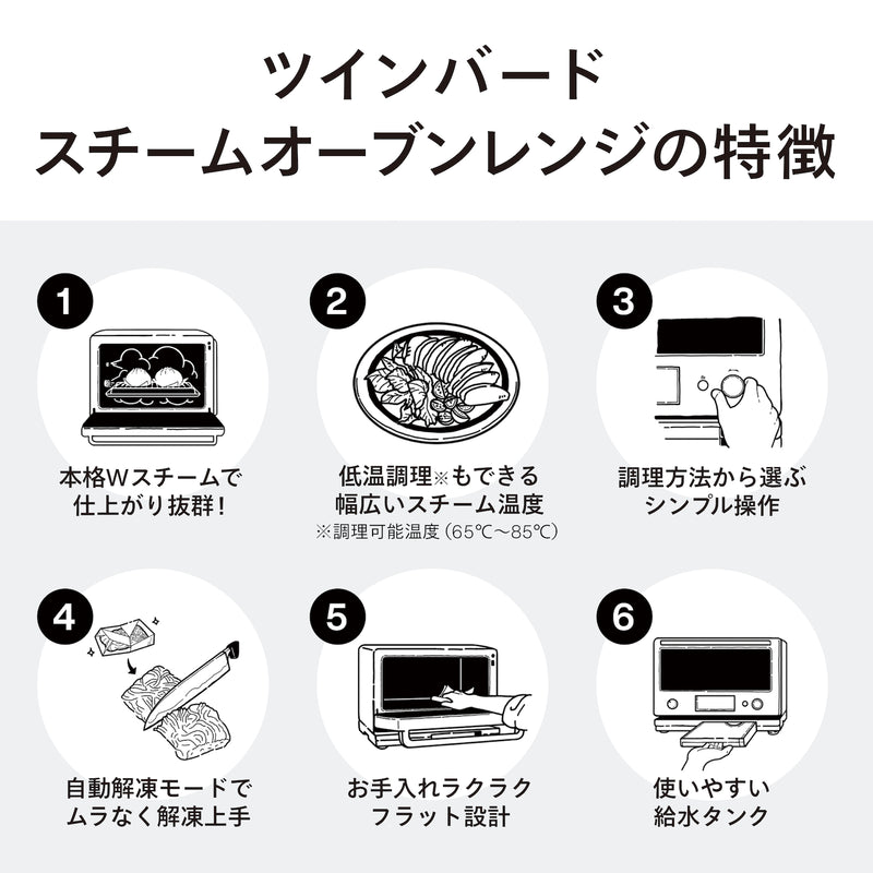 【公式店限定5年保証】スチームオーブンレンジ