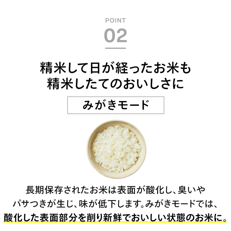 コンパクト精米器