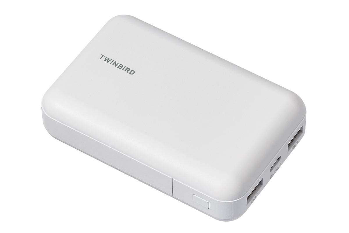 モバイルバッテリー 白&黒 hiro モバイルバッテリー 白&黒 hiro AiMike 2点10%off モバイル