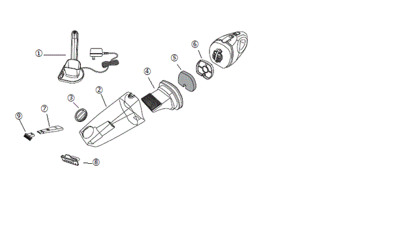 HC-EB23 コードレスウェット&ドライクリーナー アフターパーツ