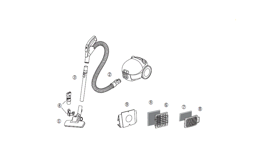 YC-5022 紙パック式家庭用クリーナー アフタパーツ – ツインバード公式