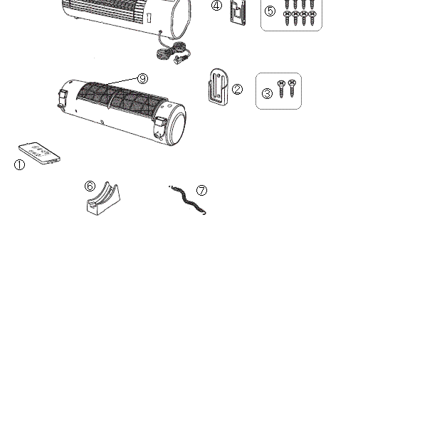 EF-D988 壁掛けワイドファン アフターパーツ – ツインバード公式ストア