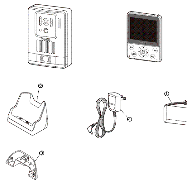 VC-J570 ワイヤレス・テレビドアホン アフターパーツ