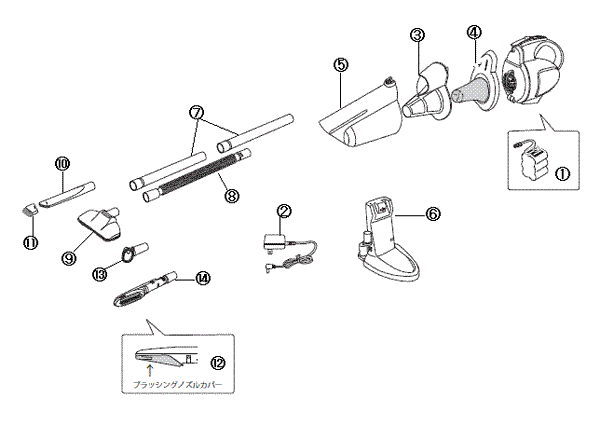 HC-5235 コードレスハンディークリーナー サットリーナサイクロンGX-R