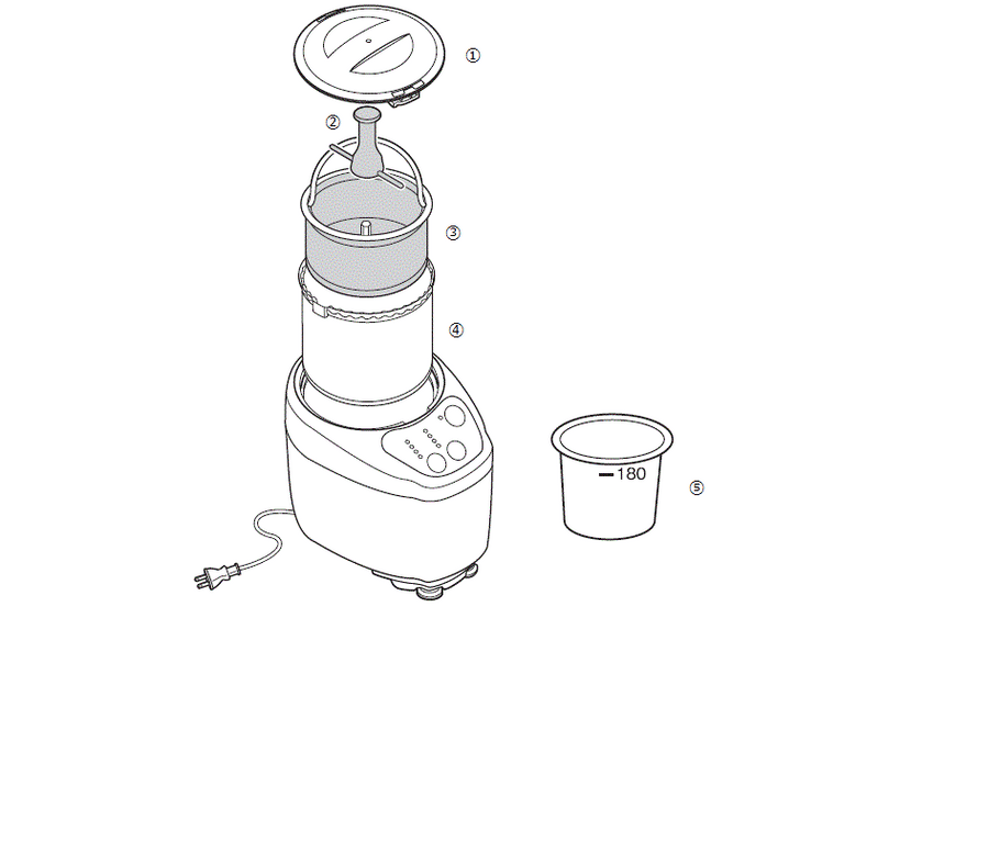 MR-D572 精米御膳コンパクト精米器 アフターパーツ