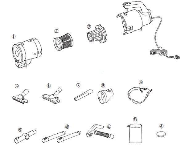 HC-5252 パワーハンディークリーナー ハンディージェットサイクロン アフターパーツ – ツインバード公式ストア