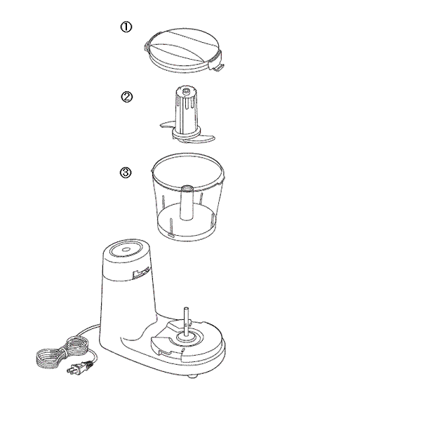 KC-4624 クッキングチョッパー アフターパーツ – ツインバード公式ストア