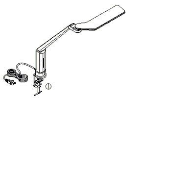 4台 TWINBIRD LEDデスクスタンド LE-H635 LE-H635 LEDクランプ式デスクスライト アフターパーツ – ツインバード