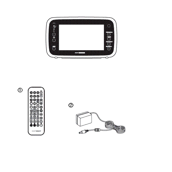 BR-J921 ポータブル防水ブルーレイディスクプレーヤー アフターパーツ
